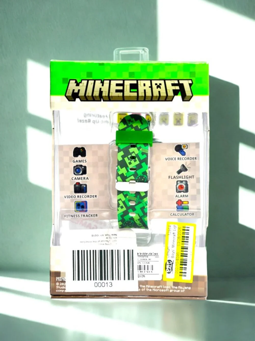 Minecraft Watch, Kids Smartwatch, Minecraft Toy, Gaming Watch, Touch Screen Watc